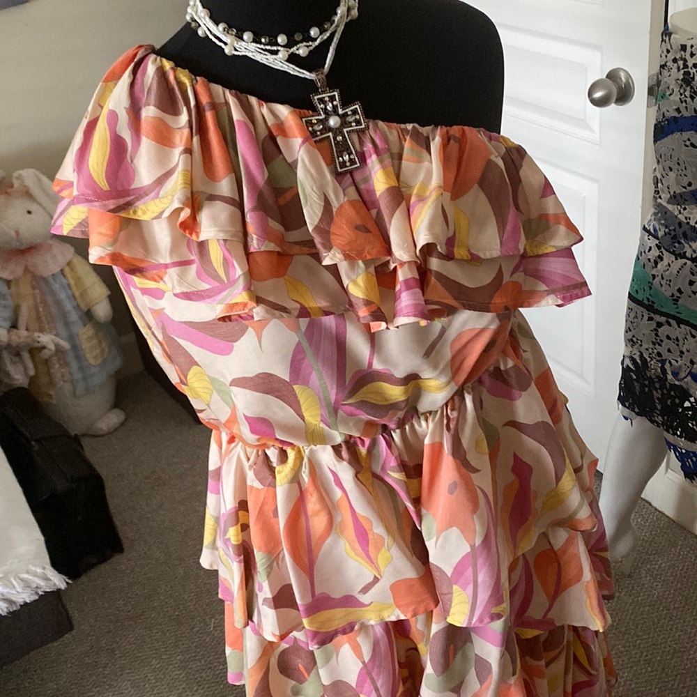 Magnificent! beautiful dress with amazing energy! By Melissa Mercedes X Eloquii!